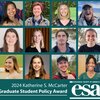 12 ESA awardees: 2024 Katherine S. McCarter Graduate Student Policy Award