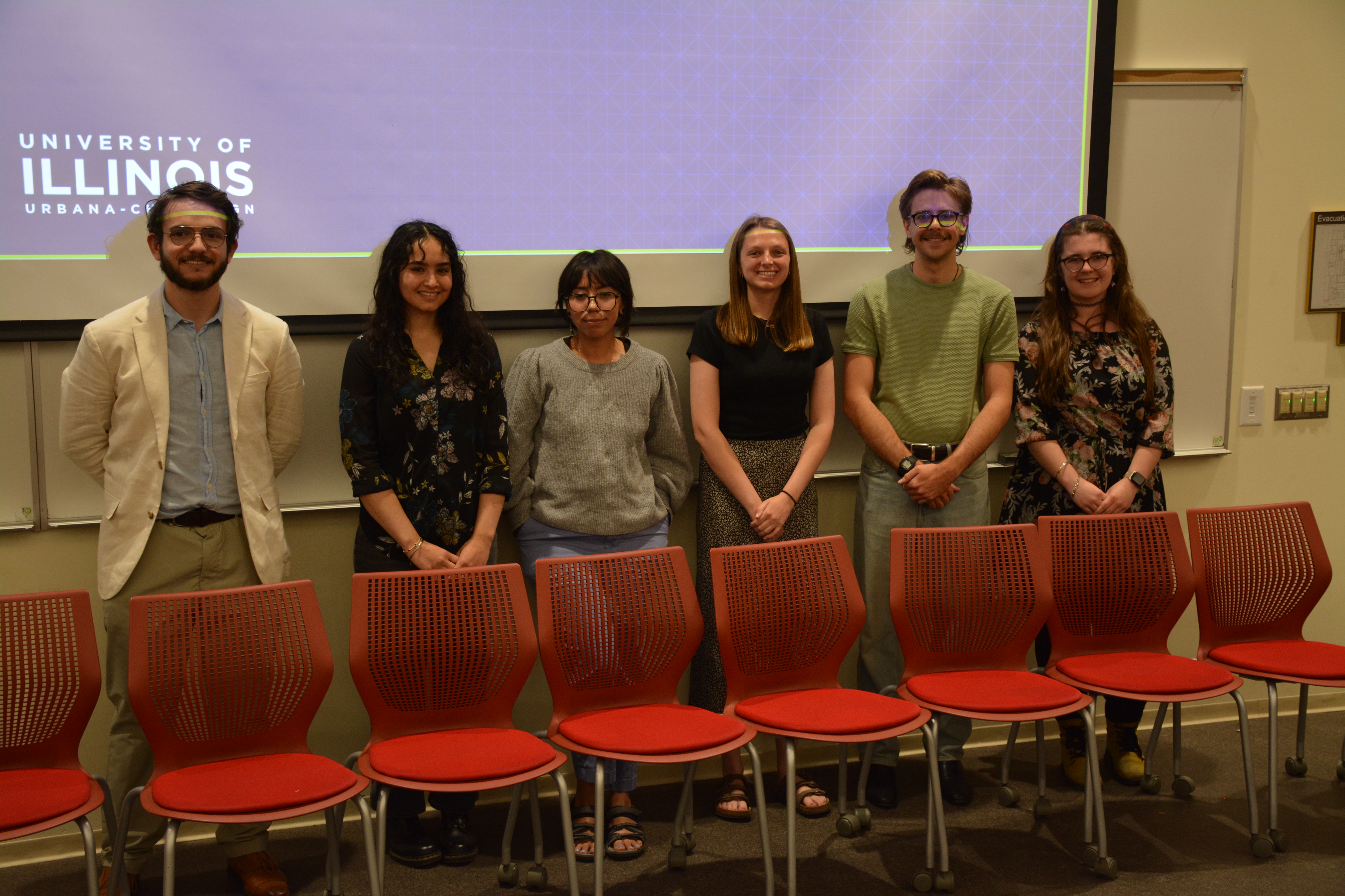 Group photo of Plant Biology award winners