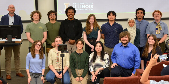 Group photo of the ent and INHS winners