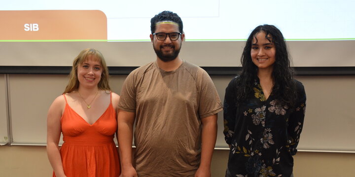A group photo of the GEEB symposium winners