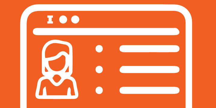 Orange Career Profile Icon