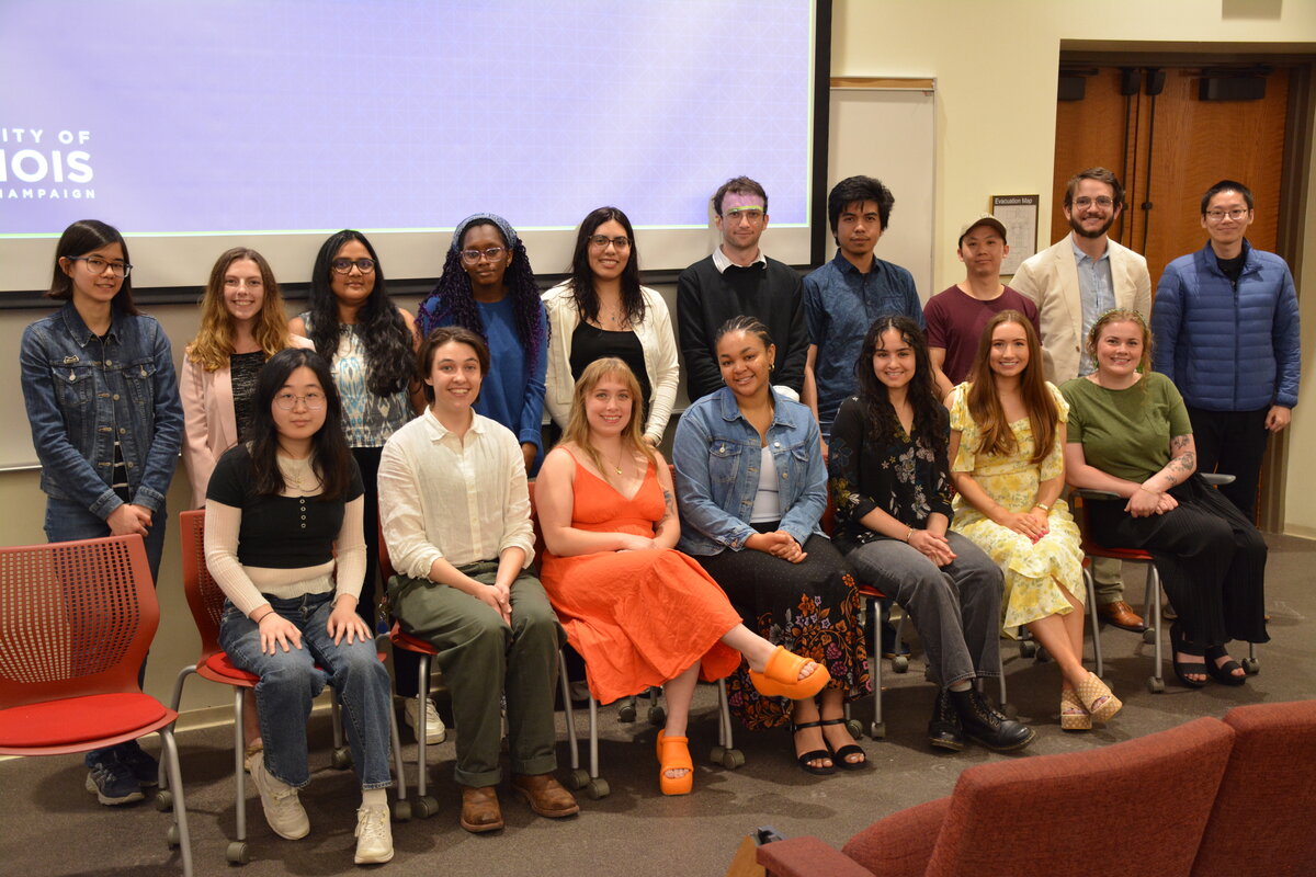 Group photo of all graduate winners
