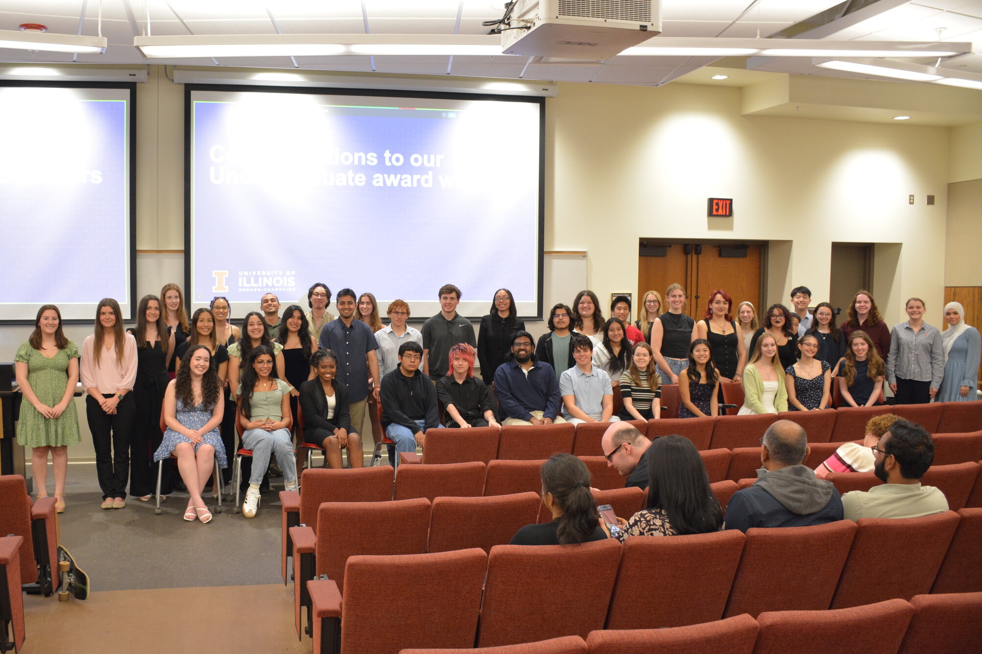 Group shot of award winners
