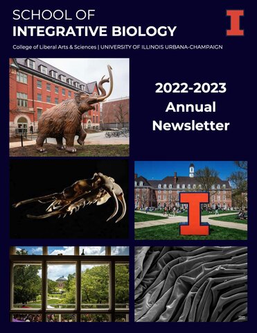 A cover of the 2022-2023 Annual Newsletter