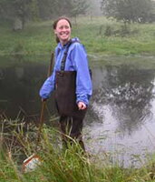 Alison Bell in field