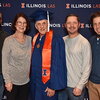 A photo of graduate Allan Harris and his family