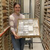 Lily standing with a collection of insects