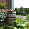 a photo of a rain barrell