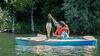 person fishing on a kayak boat