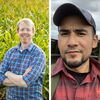 a side by side photo of James O'Dwyer on the left and Mark Lara on the right