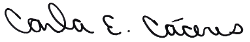 Carla's signature